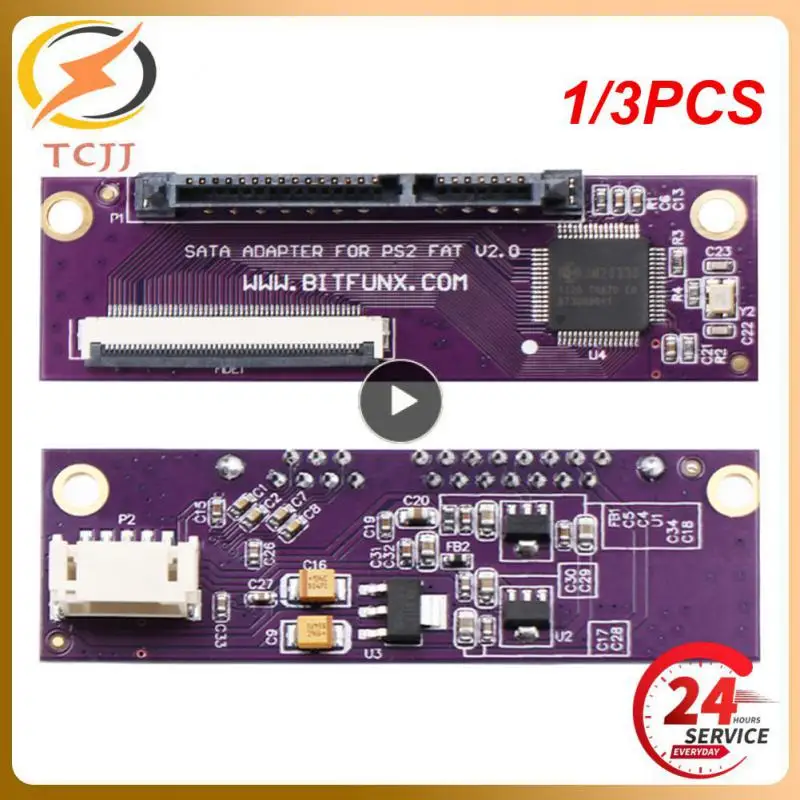 1/3Pcs Bitfunx Sata Upgrade Board Kit Adattatore Per Disco Rigido Per Ps2 Ide Hard Disk Adattatore Di Rete