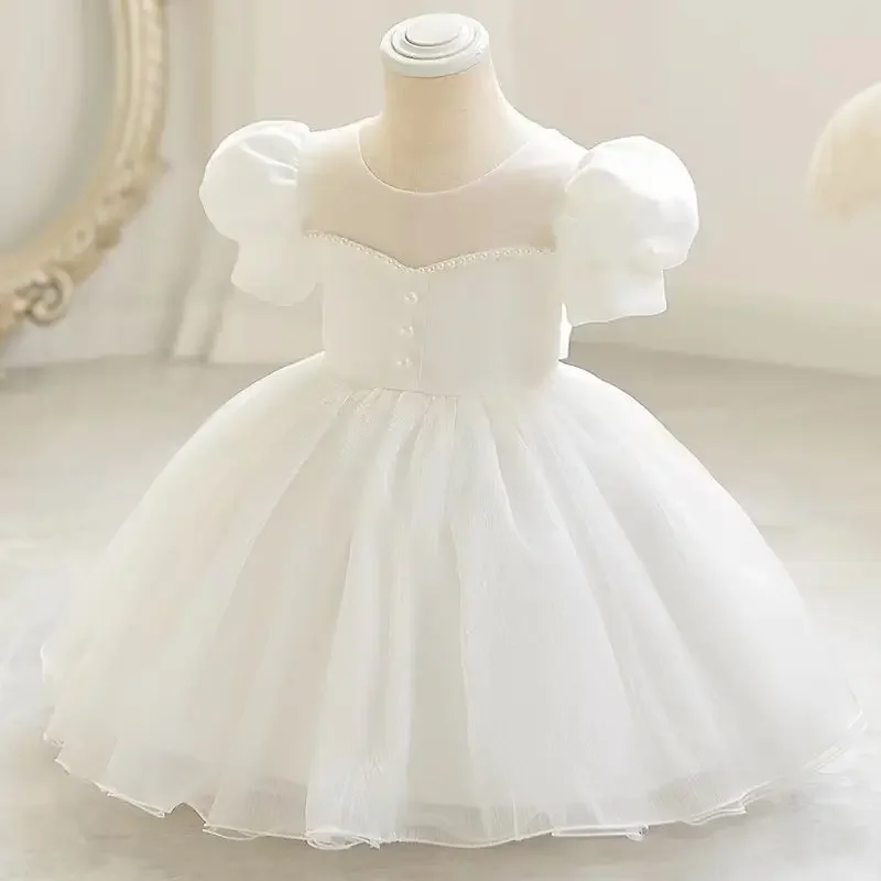 

Newborn Baby Girls Princess Prom Dress Kids Dresses For Girls Baptism 1st Birthday Wedding Bridesmaid Infant Vestidos 2024 New