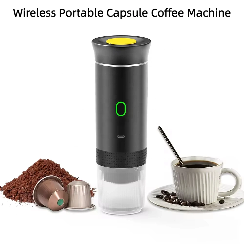 3-in-1 Coffee Machine Electric Portable Espresso  for Car  Home Camping Coffee Maker Capsule Powder Travel Coffee Maker