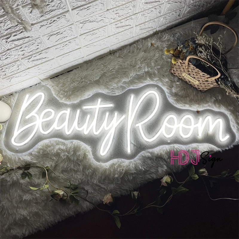 Beauty Room insegne al Neon per ragazze unghie negozi di bellezza