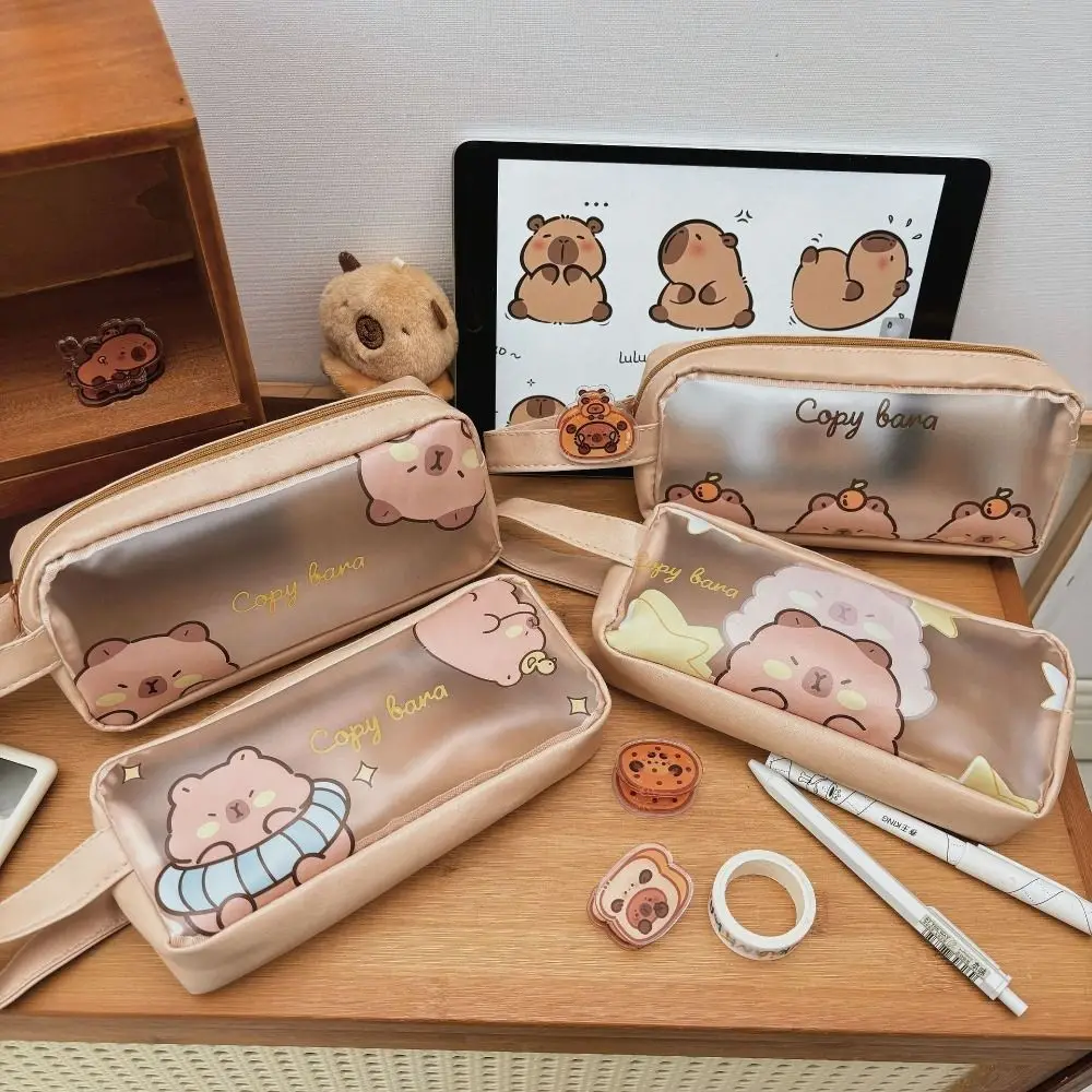 Astuccio Capibara Per Bambini - Portapenne Grande Con Accessori