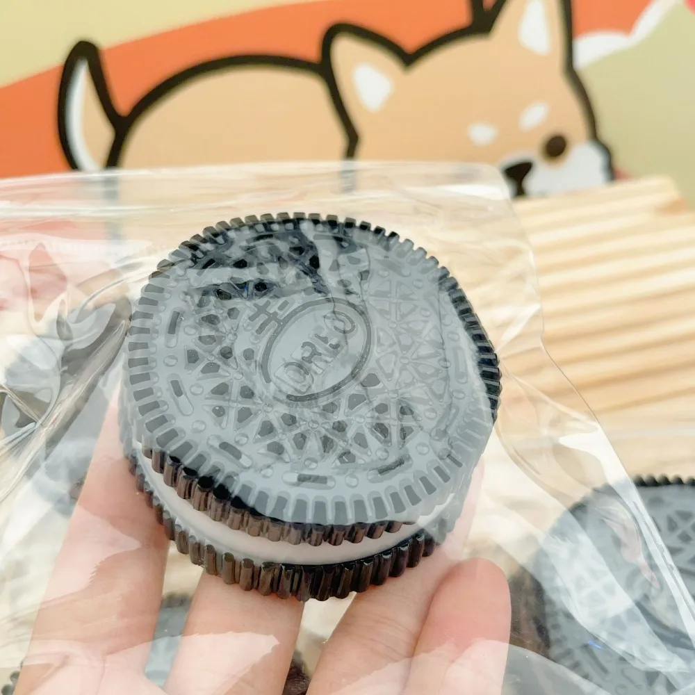 Super Soft Big Oreo Biscuit Pinching Toy Mochi Taba Silicone Stress Relief Toy Handmade Squeeze Dessert Toys Gift 3
