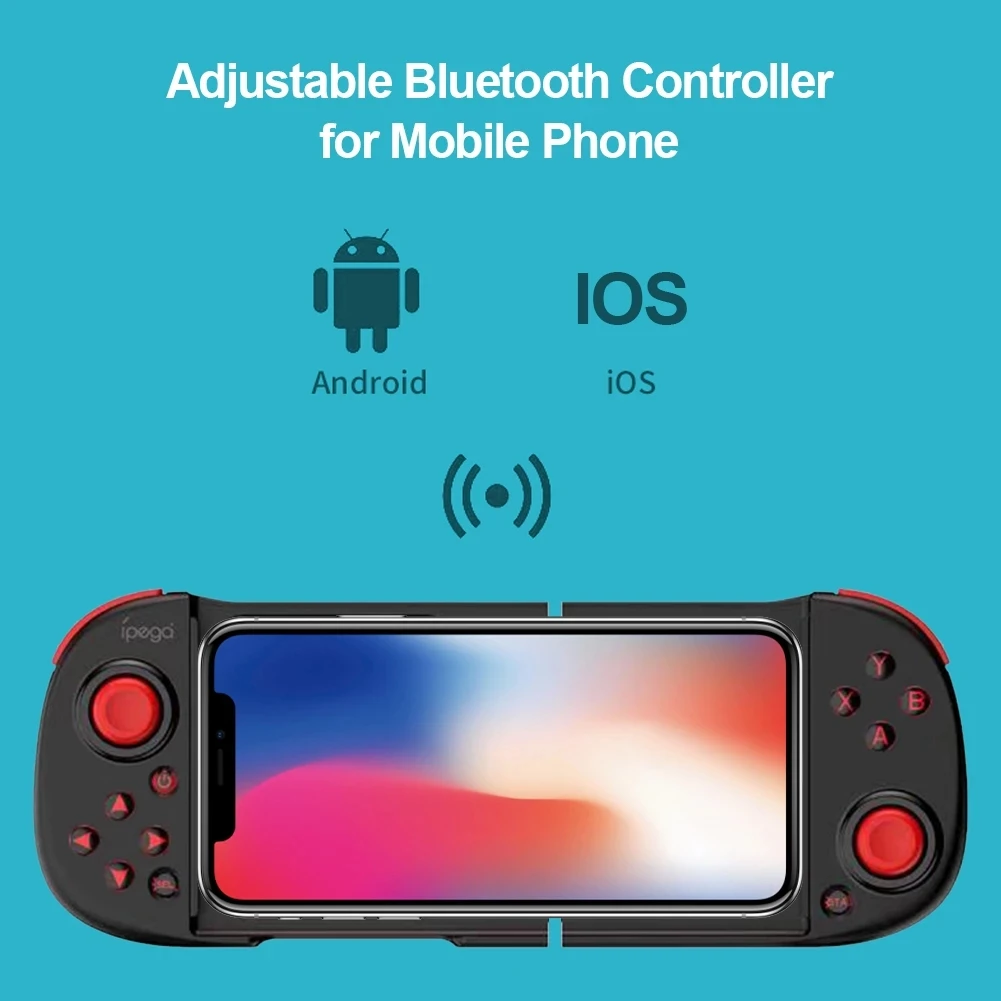 Джойстик Ipega для смартфона Bluetooth Ультратонкий игровой контроллер триггеры PUBG