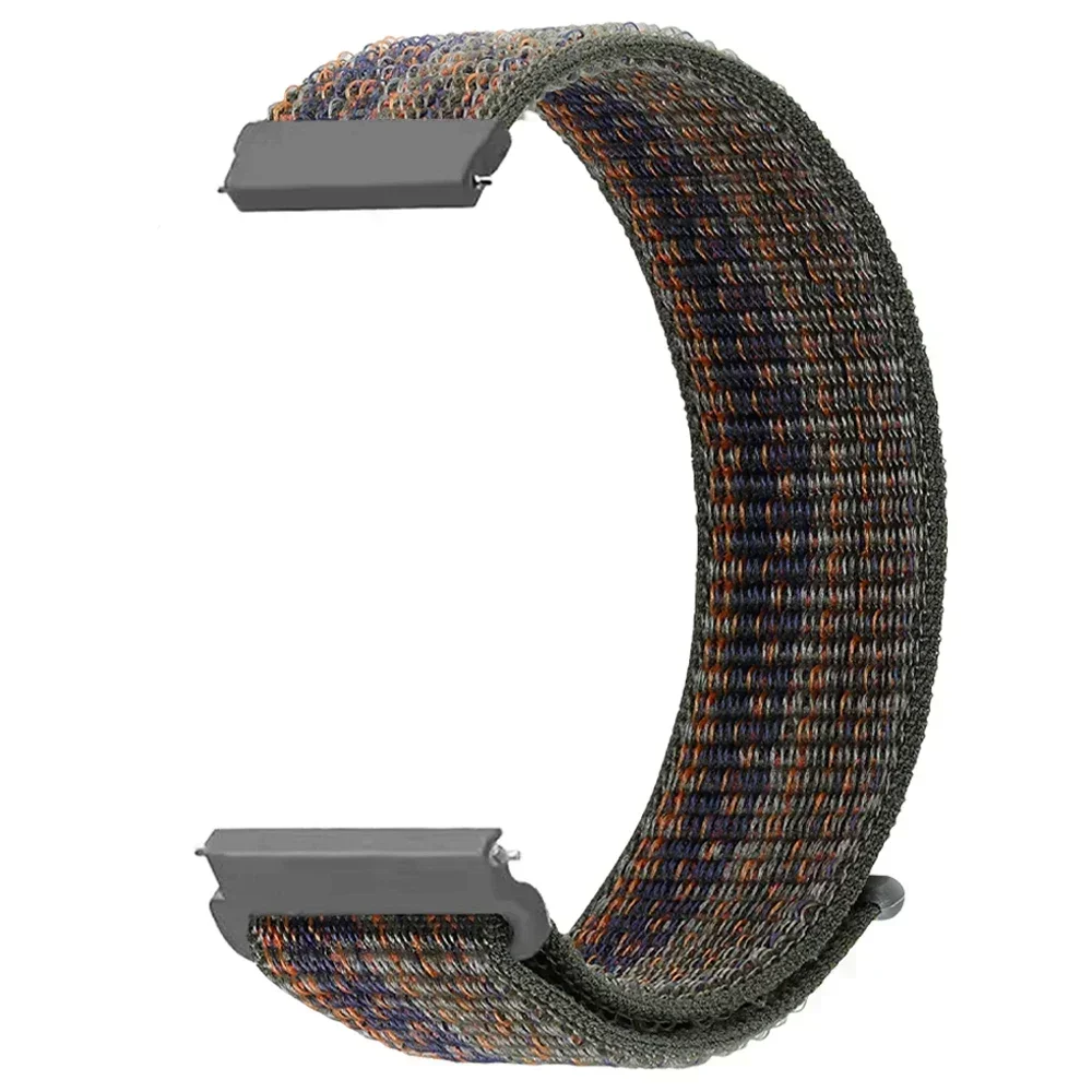 Nylon Loop Sports Strap - 20/22mm Woven Breathable Band