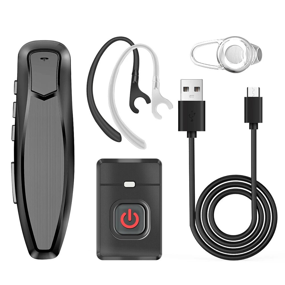 Wireless Headset Bluetooth Earpiece with Charger for Baofeng UV-5R UV-82 UV-17 UV-16 BF-888S Retevis Two Way Radio