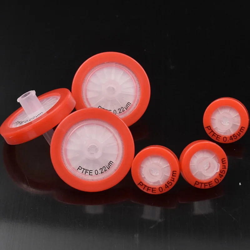 Membrane Syringe Filter Syringe Filter 25pcs Laboratory 13mm 25mm Plastic Disposable PTFE Hydrophobic-type Microporous Syringe Drireven Air Filter