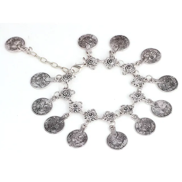 Buy Cavigliera D'argento Indiano, Campane Danza Del Ventre Gioielli Gypsy Boho, Cavigliere Catena Delicato Bracciale Caviglia Online In India - Foto 12