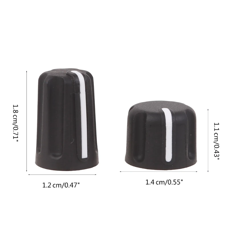 Walkie Talkie Accessories Volume & Channel Knob Set Easy to Install Knobs 1 Pair for DP4800 DP4801Xir P8600I P8668