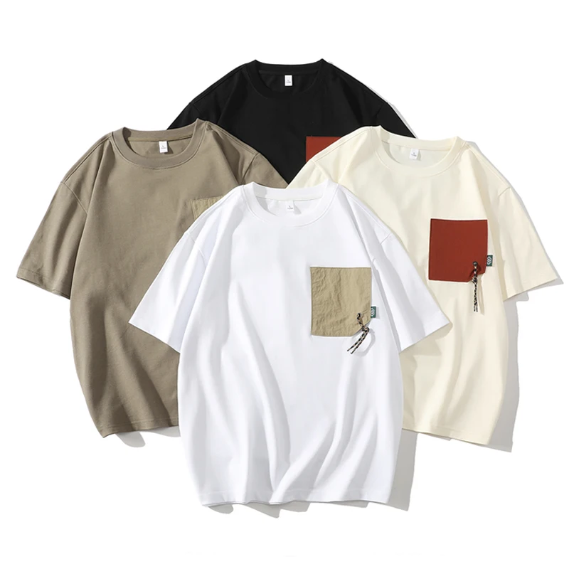 

2024 Summer New Round Neck Short Sleeve T-shirt for Men and Women Fashion Casual Breathable White High Quality Top M-4XL