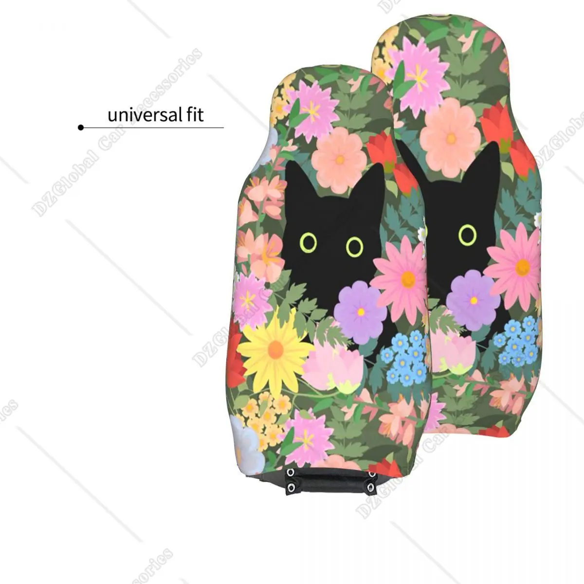 Zerodeko 2pezzi Orecchie Di Gatto Per Auto Decorazioni Esterne Per Veicoli Accessori Per Tetto Auto Ornamenti Per Esterni e Interni Decorazioni Per Antenna