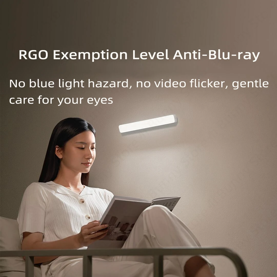 XiaoMi MIJIA Magnetic Reading Lamp LED Desk Light USB Rechargeable touch dimming Lamp Adsorption Portable Bedroom