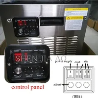 Single Cylinder Slush Machines Snow Melting Machine 110V/220v Ice Slusher Cold Drink Dispenser Smoothie Machine XRJ10Lx1  1pc 2