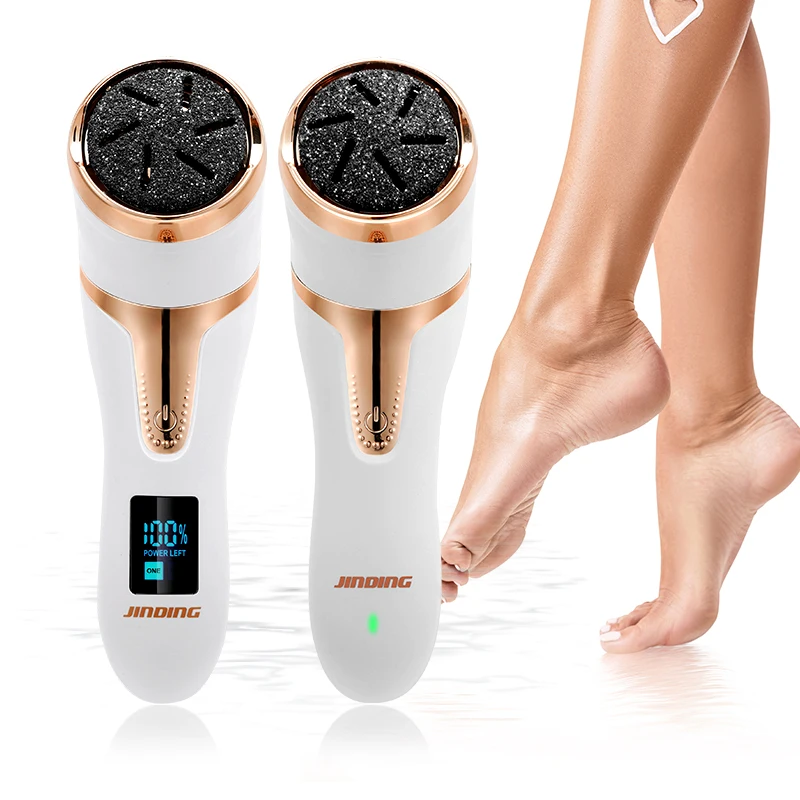 

Electric Pedicure Foot File Rechargeable Waterproof Hard Skin Remover Foot with 3 Rollers Foot Files for Hard Skin and Dead Skin