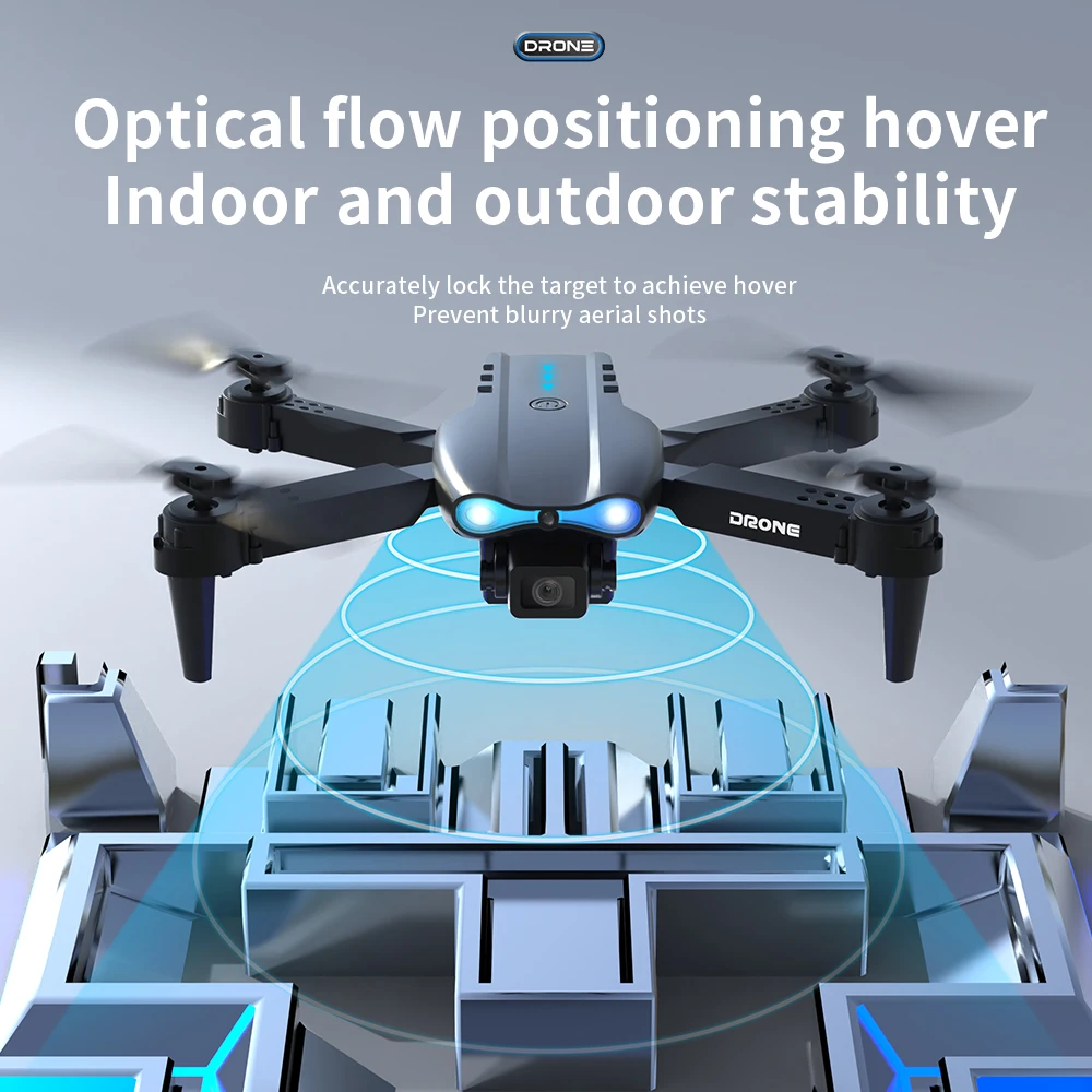 K3&E99 Professional Drone Obstacle Avoidance Aircraft 4K HD Dual Camera WIFI Aerial Photography RC Folding Quadcopter Toy 4