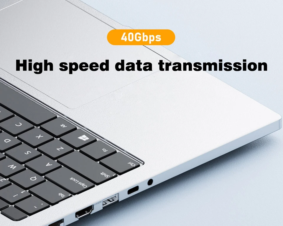 USB4 Kurzkabel 40Gbps Datenübertragung 240W PD Schnellladung Thunderbolt 4/3 Winkel-Typ-C-Kabel für SSD Laptop Macbook Anschluss – Detail 10
