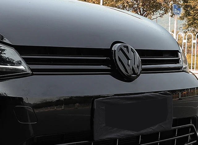 Glänzend schwarz vordere Stoßstange Kühlergrill verkleidung Grill  dekoration Streifen abdeckung für vw golf 7 1, 5 mk7 Zubehör 7,5