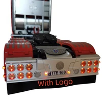 CNC Rear Bumper Lamp LED Light Taillight for Tamiya 1/14 RC Truck Scania 770s 56323 56368 Tractor Trailer LESU Parts 2
