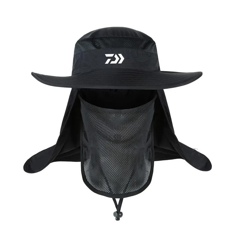 Daiwa Summer Outdoor Men's Women Fishing Hat Sunscreen Uv Protection Breathable Sunshade