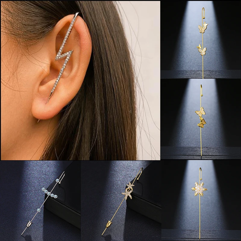 Sugo Classic Hot Sale Fashion Personality Shiny Single Pin Earrings For Trend Women Private Party Unique Jewelry Accessories
