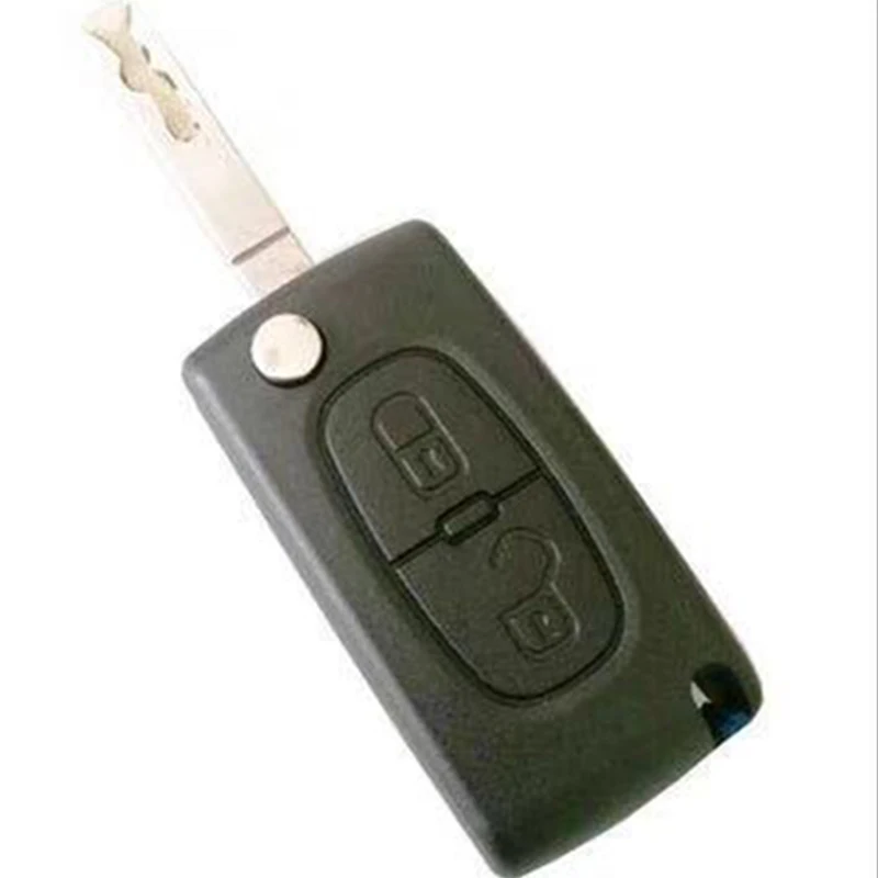 2 Buttons Silicone Car Key Case Cover Shell for Peugeot 208 206 307 207 308 407 3008 5008 4007 for Citroen C4 Picasso C3 C5 C2 for key case,key case cover,car key shell,remote control case cover,flip key fob shell
