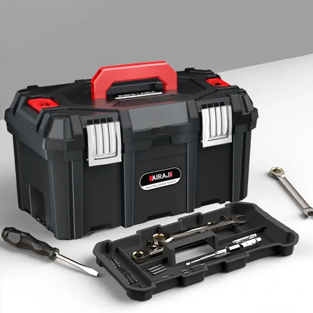 AIRAJ Multifunctional Plastic ABS Tool Storage Box Multiple Specifications with Handle Portable Tool Organizer 4