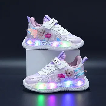 Frozen Princess LED Light-Up Sneakers 1