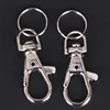 10PC Silver Swivel Trigger Clips Snap Lobster Clasp Hook Bag Key Ring Hooks Gift 4