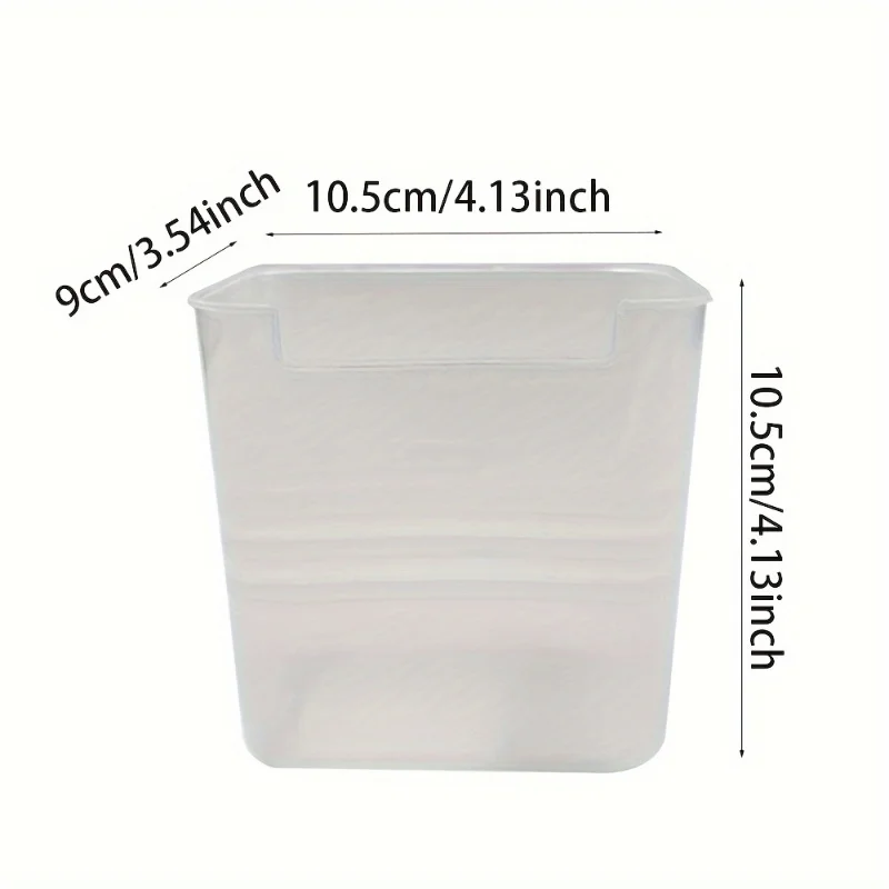 6PCS Refrigerator Side Door Storage Box, Multifunctional Plastic Storage Container, Miscellaneous Storage Box