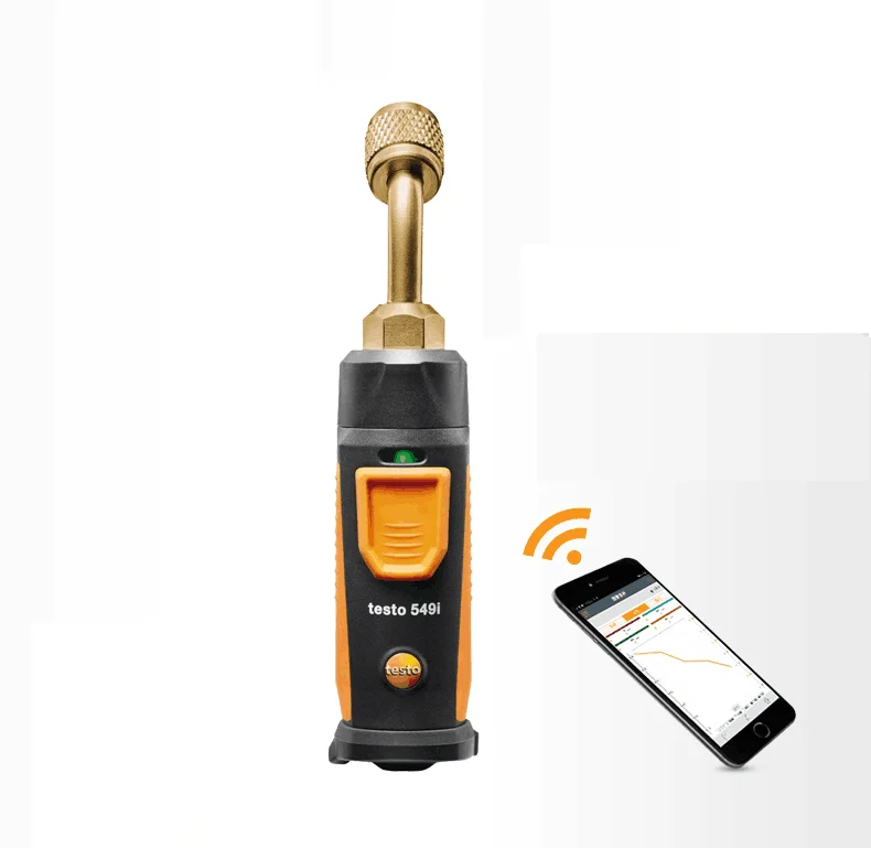 Манометр высокого давления Testo 549i (совместимый с Bluetooth), умный ...