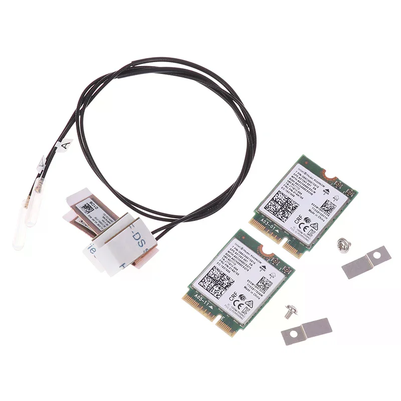 9560NGW WiFi 카드+안테나 1733Mbps 무선 AC 9560 듀얼 밴드 2.4G/5G BT 5.0 802.11Ac M.2 CNVI 9560NGW 무선 어댑터