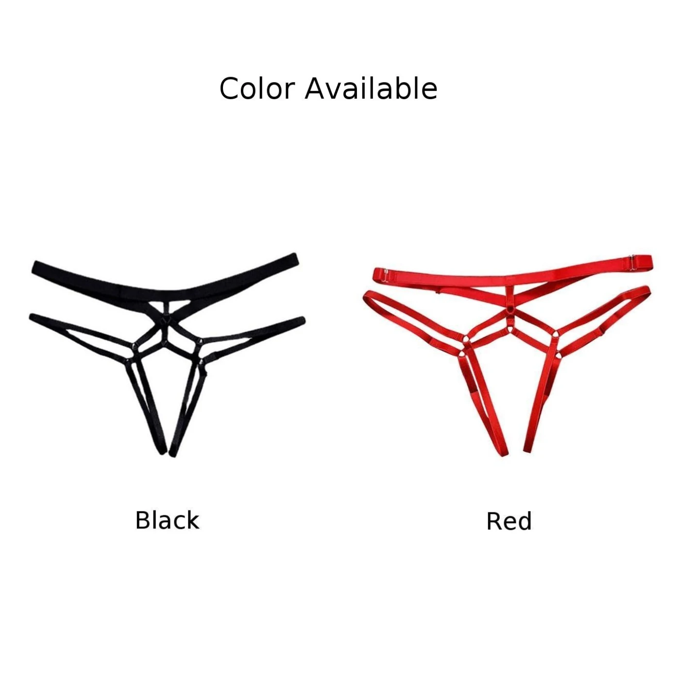 Women Panties Female Lingerie Sexy Hollow Out Thong G String Underwear Crotchless Lingerie Panties Low Waist Thin Strap Thongs