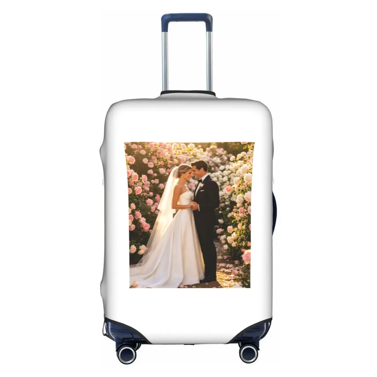 Custom Customize Logo Luggage Cover Elastic Your Design Here Travel Suitcase Protective Covers Suit For 18-32 inch - 3