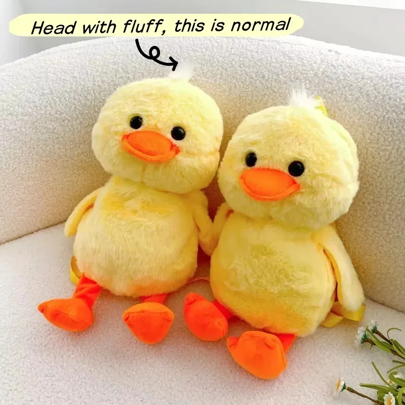 Small Yellow Duck Plush Bag New Cute Shoulder Bag Girls Outing Backpack Korean Version of The Hundred Animal Cartoon Bag 2