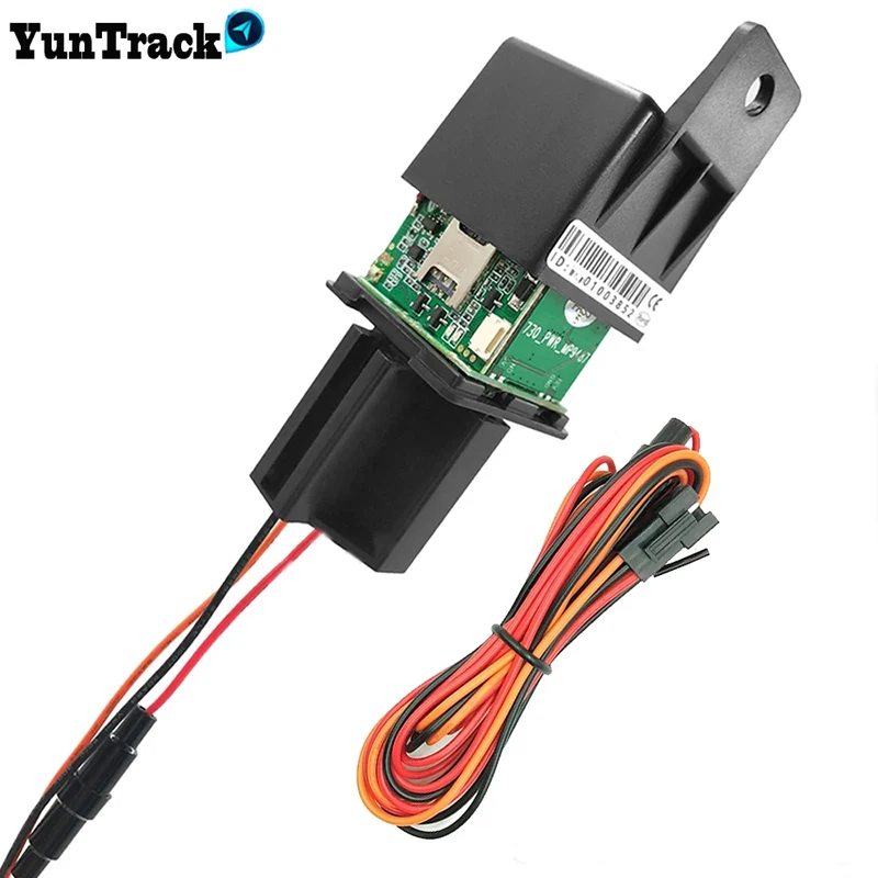 Motorcycle Car Relay GPS Tracker GSM 9-90V hide Tracking Device Towed away move ACC status SMS Alarm Locator System free CJ740