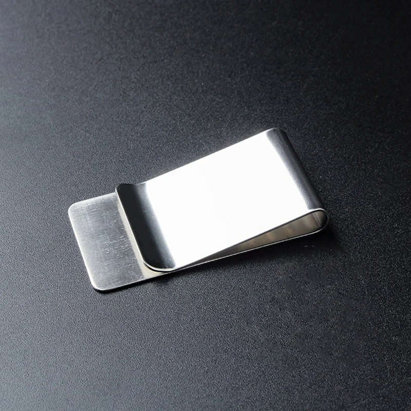 Men's Pocket Money Clip Dollar Metal Clamp Card Clips Card Purses Women Metal Clamp For Money Cash Holder Metal Money Clip