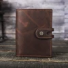 Luxury Brand Airtag Wallet Men Leather RFID Aluminum Card Holder Zipper Slim Purses Anti-lost ID Credit Card Folding wallets 2