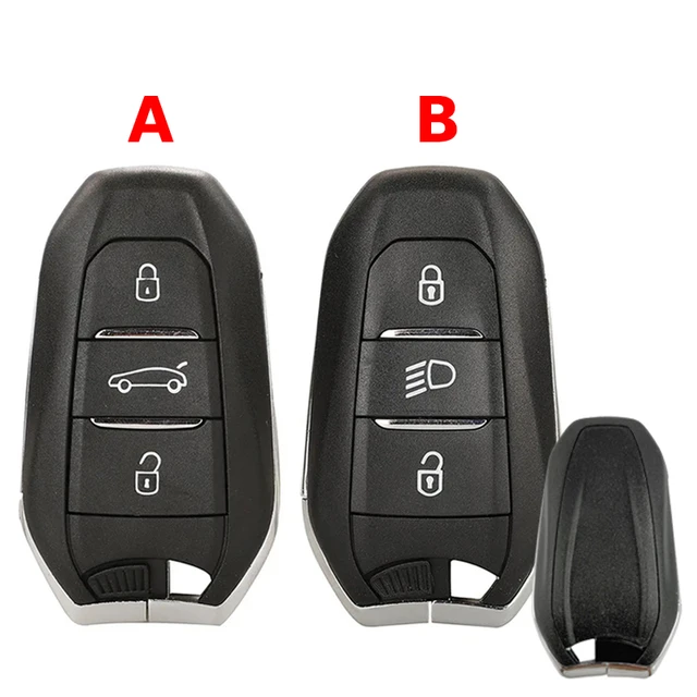 Nano High Quality Cover For Peugeot Citroen DS Remote Key 3 Buttons White  Color