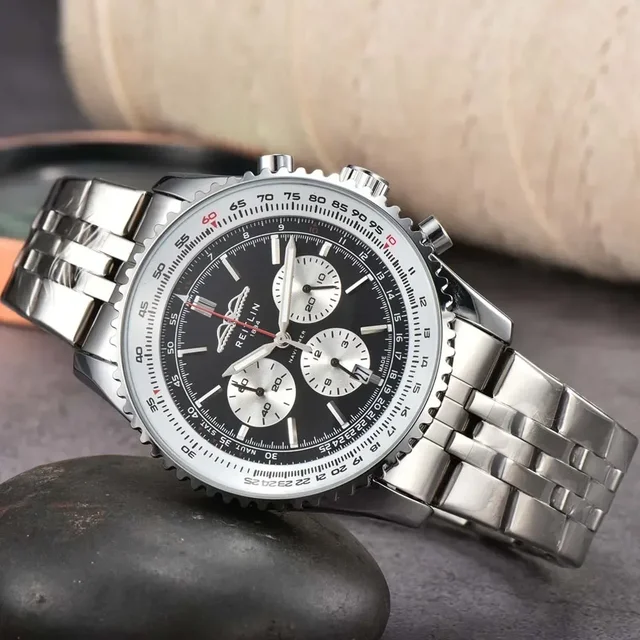 Navitimer automático Date Watch para homens, esportes de negócios cronógrafo, relógios masculinos, AAA + relógios, qualidade superior, quente, novo 4