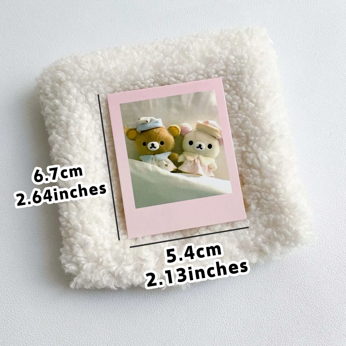 Cute Bear Polaroid DIY Scrapbook Decor Memo Pads Vintage Kawaii Plush Photo Cards