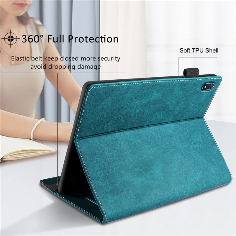 Capa Protetora Macia para Tablet Flip Capa de Suporte Shell para Nokia T20 10.4 Ta1397 Ta-1394 Ta-1392 10 4 - Imagem 4