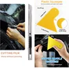 15Pcs Car Wrapping Vinyl Tool Kit with Car Wrap Felt Squeegee Plastic Vinyl Scraper Utility Knife Blades Window Film Tint Tools 2