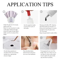 Gollee 0.5-1s Dry Eyelash Extension Glue Super Bonder 5-8Weeks Lasting No Irritation Fast Accelerator Glue Lash Supplies Makeup 2