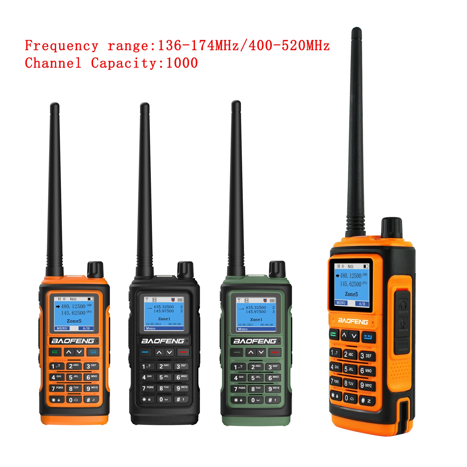 2023 NEW Baofeng UV-17 Two Way Radio Long Range 1000 Channels 10W