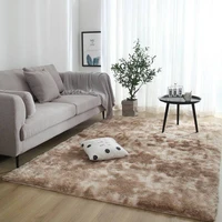 Tapis en velours long de luxe VIKAMA, tapis moelleux antidérapant pour chambre à coucher, salon, décoration de la maison 3