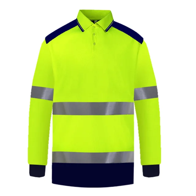 Summer Reflective Quick Dry Safety Polo