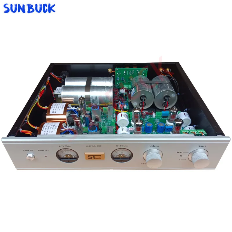 Sunbuck Wada Shigeru Balanced Ecc83 Ecc82 6 Z4 Tube Preamp Ez90 6X4 Tube Preamplificatore Amplificatore Audio