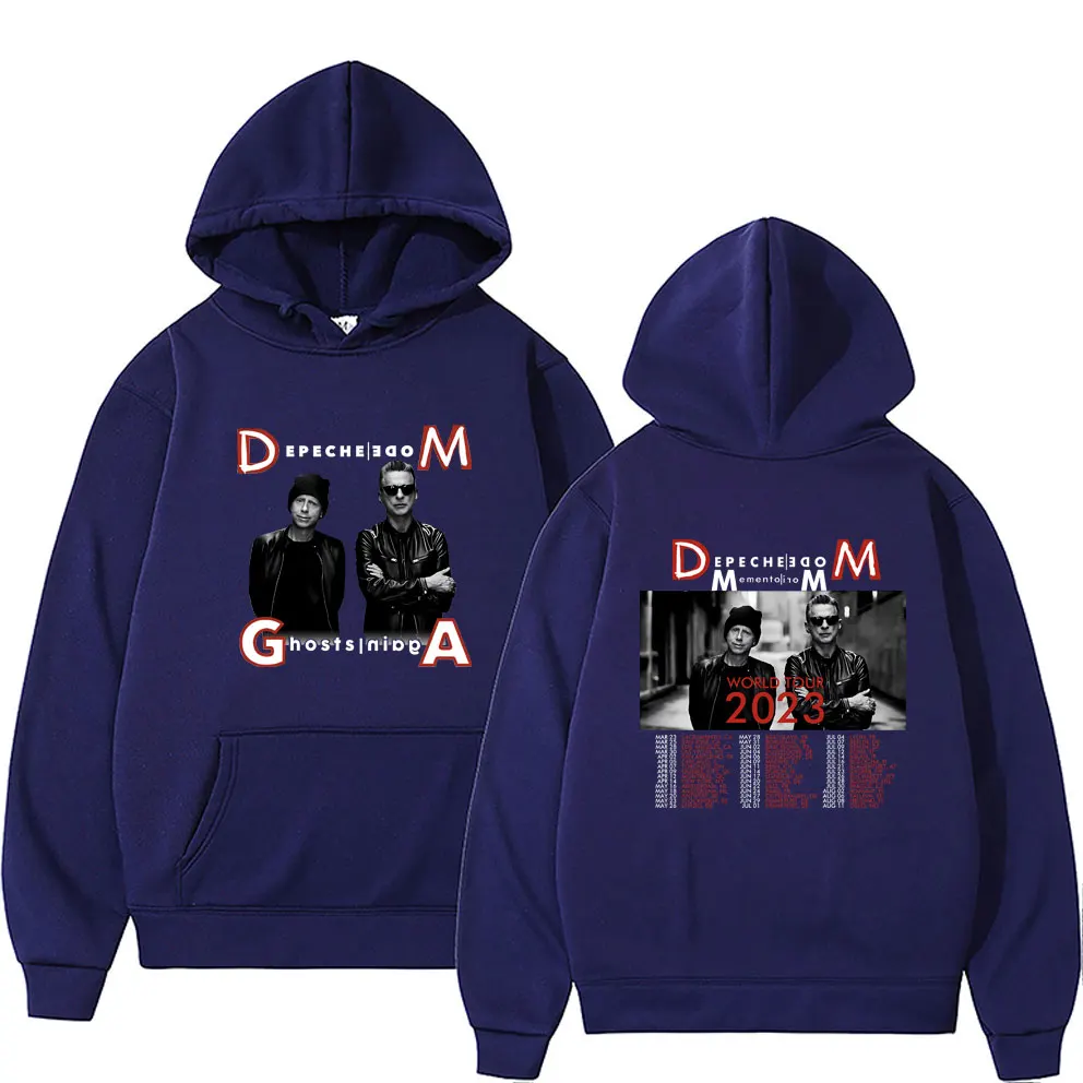 British Band Depeche Cool Mode Hoodie Ghosts Again World Tour 2023 Graphic Tracksuit Men Women Fashion Oversized Fleece Hoody