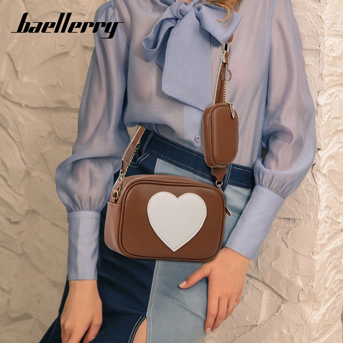 2025 PU Mother and Child Bag Set Women, Mini Geometric Crossbody Sling Bag with Adjustable Strap for Baby Essentials & Phone