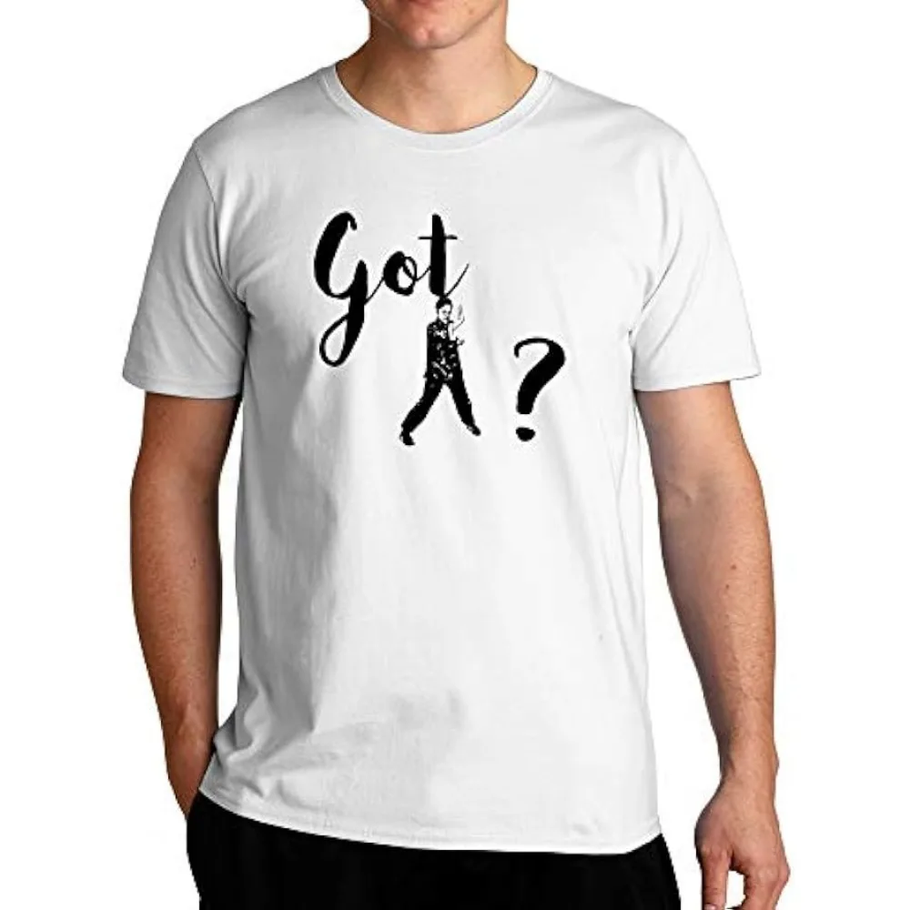 Hai Wing Chun? Wing Chun Stampato Grafico Moda Uomo Estate O-Collo Manica Corta Streetwear T-Shirt Da Uomo In Cotone Di Alta Qualità