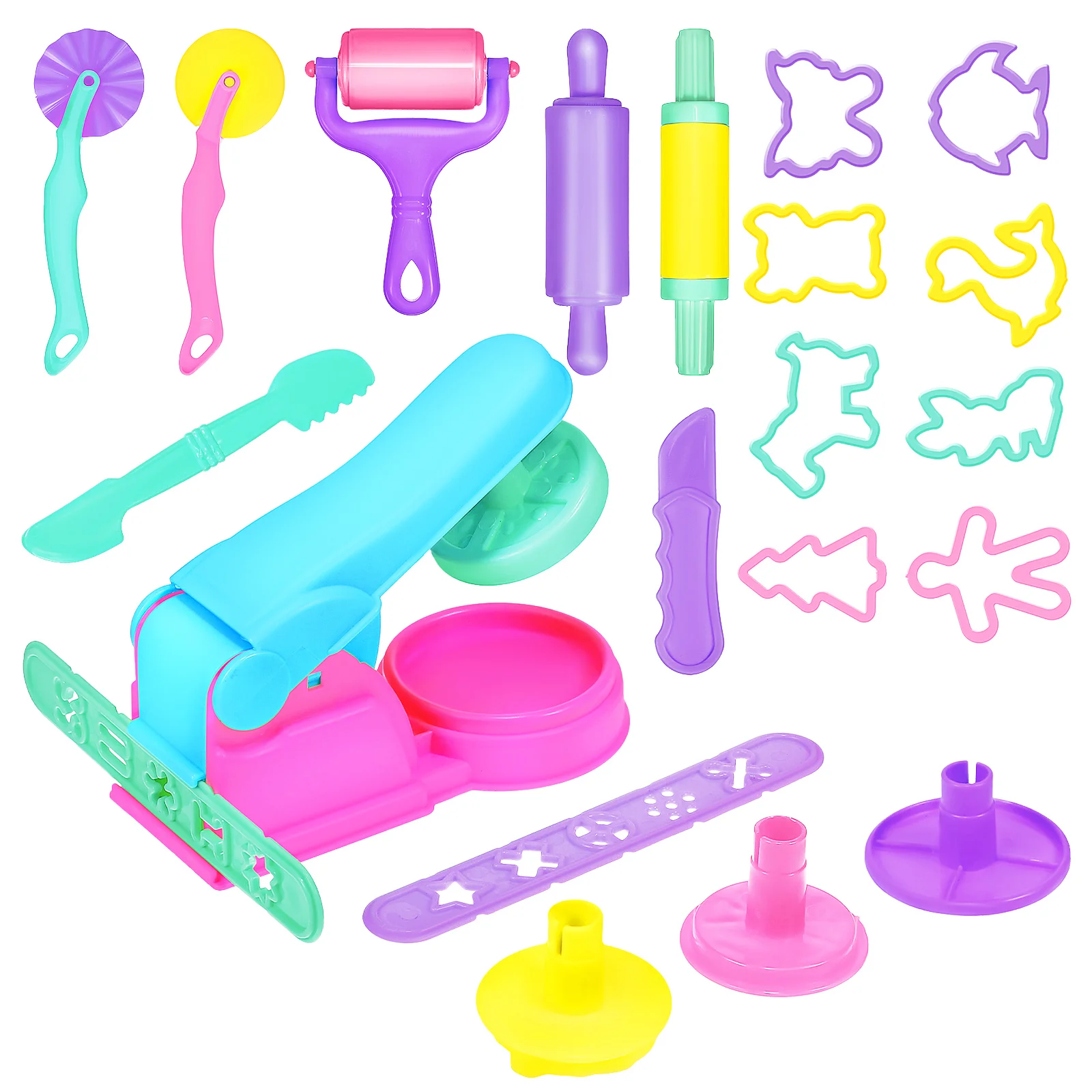 Play Dough Tools Kit, 20Pcs, Playdough Toys, Playdough Sets for Kids,  Playdough Accessories, Molds for Play Dough 